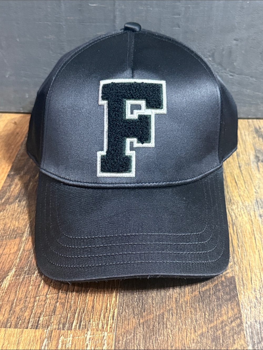 FENTY x PUMA Rihanna Monday Cap Black Varsity F Hat - New